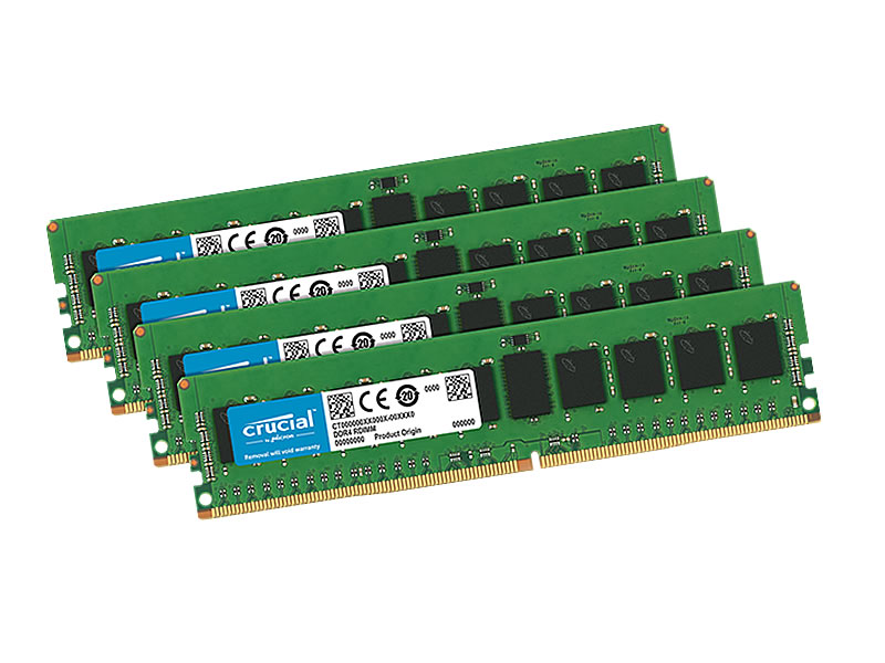 Crucial CT4K8G4RFS424A [DDR4 R-DIMM ECC] サーバー用 288Pin DDR4-2400 32GB