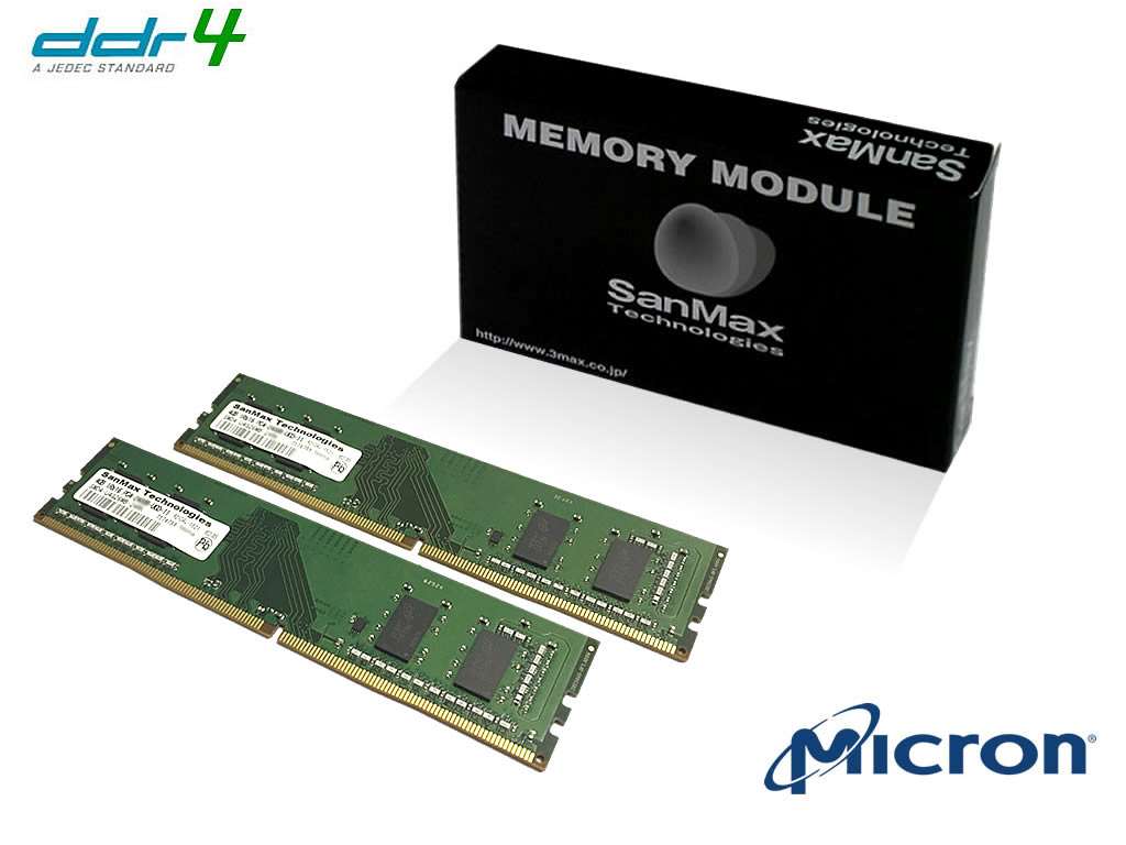 SanMax SMD4-U8G26M-24R-D SanMax DDR4 288pin DDR4-2400 CL17 8GB 