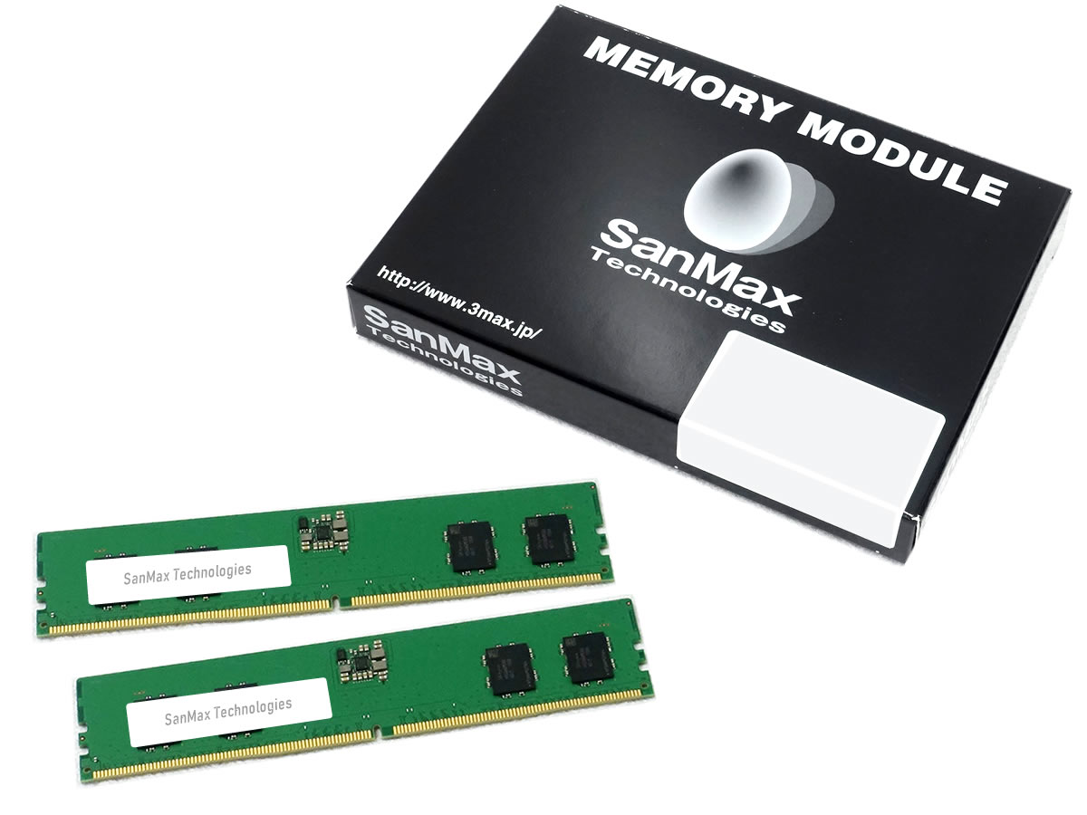 SanMax SMD5-U32G88M-56B-D「Micron Edition」 SanMax DDR5 288pin U