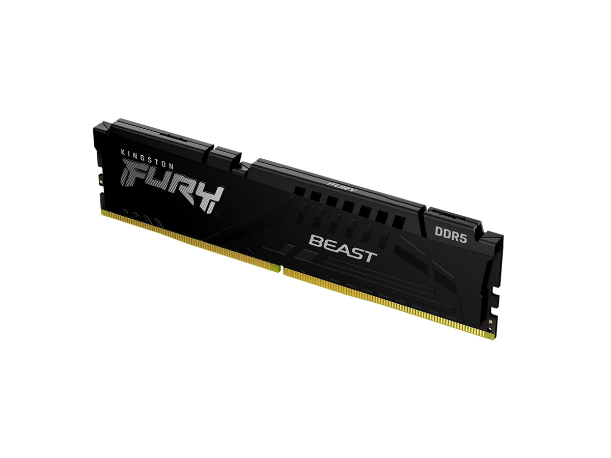Kingston KF552C40BB-16 FURY Beast DDR5 288pin DDR5-5200 CL40-40-40 16GB(16GBx1枚)  1.25Volt XMP3.0 - 製品詳細 | パソコンSHOPアーク（ark）