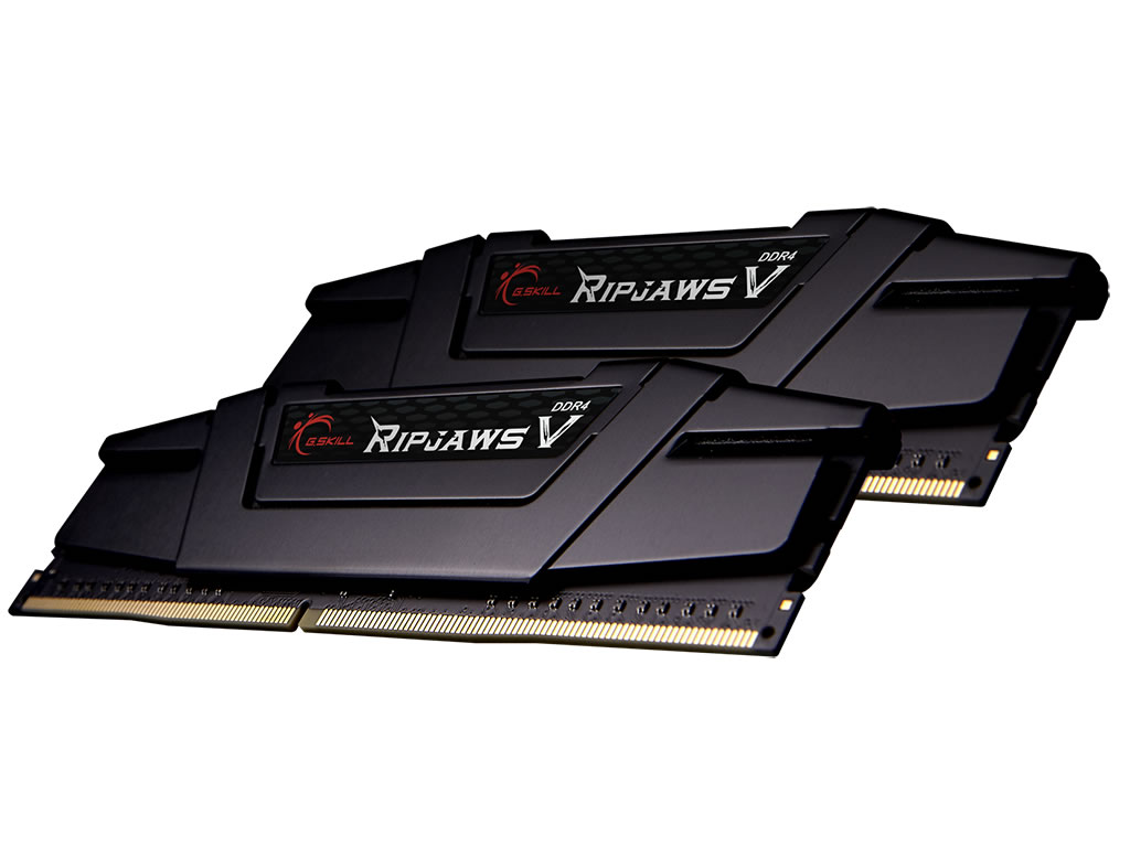 G.Skill F4-3200C16D-64GVK RipjawsV 288pin DDR4-3200 CL16-18-18-38 64GB( 32GBx2枚組)SET 1.35Volt/XMP2.0 - 製品詳細 | パソコンSHOPアーク（ark）