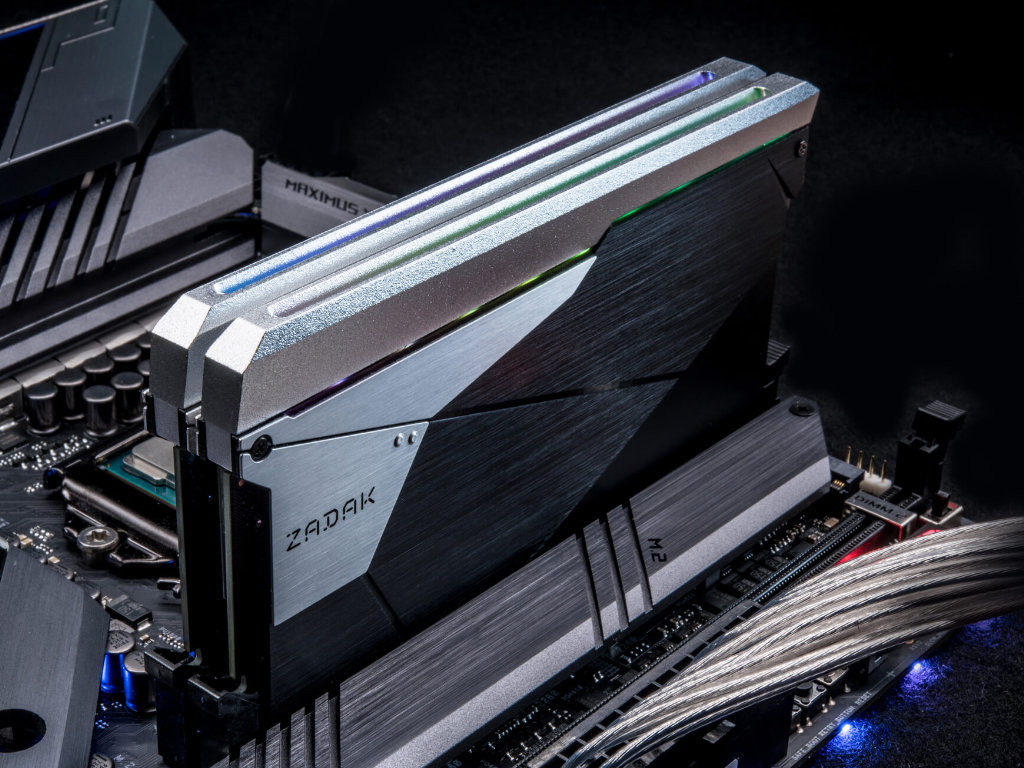 ZADAK ZD4-SHC3200C14-64GDSD ※ASUS ROG Z390専用メモリー SHIELD DC RGB DDR4 288pin  DDR4-3200 CL14-16-16 64GB(32GBx2枚組)SET 1.35Volt XMP2.0 for ASUS ROG - 製品詳細  | パソコンSHOPアーク（ark）