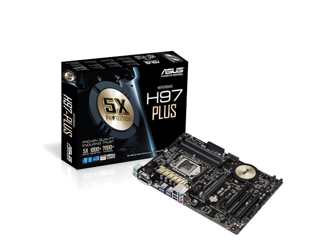 ASUS H97-PLUS インテル 9シリーズ LGA1150対応 intel H97チップセット 