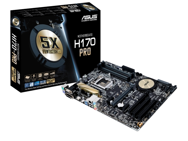 ASUS H170-PRO インテル 100シリーズ LGA1151対応 intel H170チップ ASUS H170-PRO インテル 100シリーズ LGA1151対応 intel H170チップ