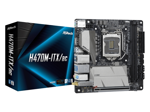 Windowsデスクトップ ZENO NT-TX2000 H170M-ITX/ac G4500 商品レビュー詳細 | ASRock H470M-ITX/ac インテル 400シリーズ