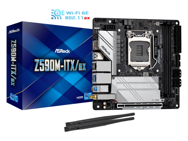 Asrock Z590m Itx Ax インテル 500シリーズ Lga10対応 Intel Z590チップセット搭載mini Itxマザーボード 製品詳細 パソコンshopアーク Ark