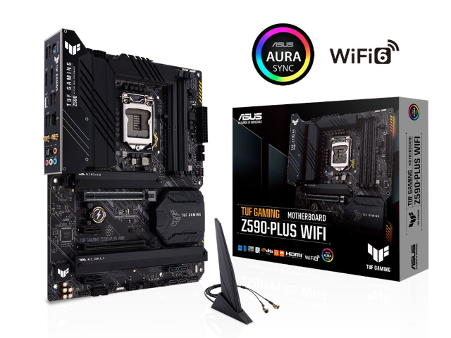 ASUS TUF GAMING Z590-PLUS WIFI インテル 500シリーズ LGA1200対応 intel Z590チップセット搭載 ATXマザーボード - 製品詳細 | パソコンSHOPアーク（ark）