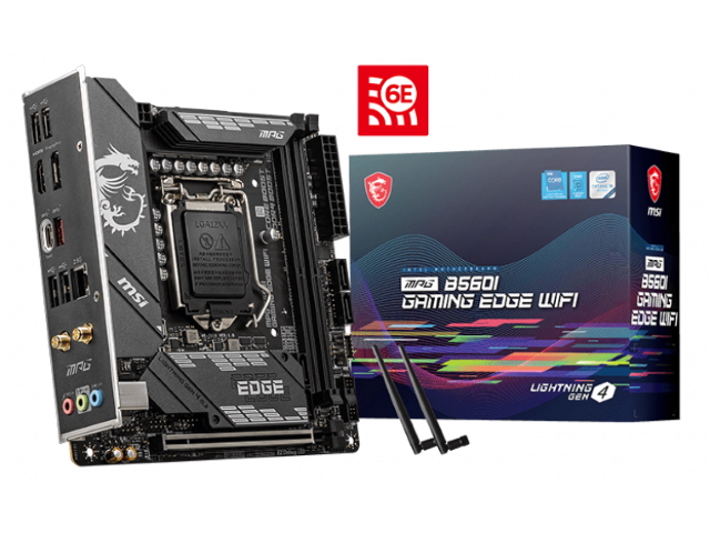 Msi Mpg B560i Gaming Edge Wifi インテル 500シリーズ Lga10対応 Intel B560チップセット搭載mini Itxマザーボード 製品詳細 パソコンshopアーク Ark