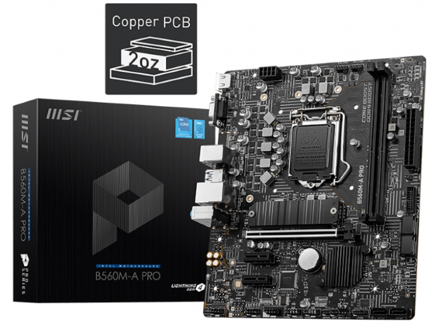 商品レビュー詳細 | MSI B560M-A PRO インテル 500シリーズ LGA1200対応 intel B560チップセット搭載