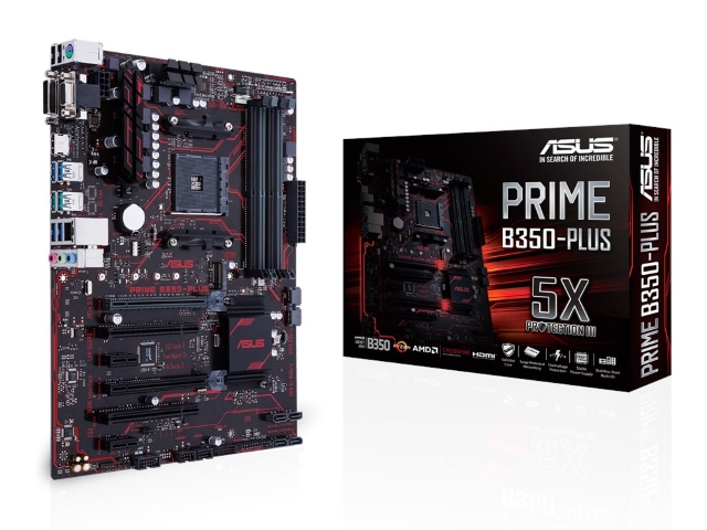 ASUS PRIME B350-PLUS AMD 300シリーズ Socket AM4対応 AMD B350チップ 