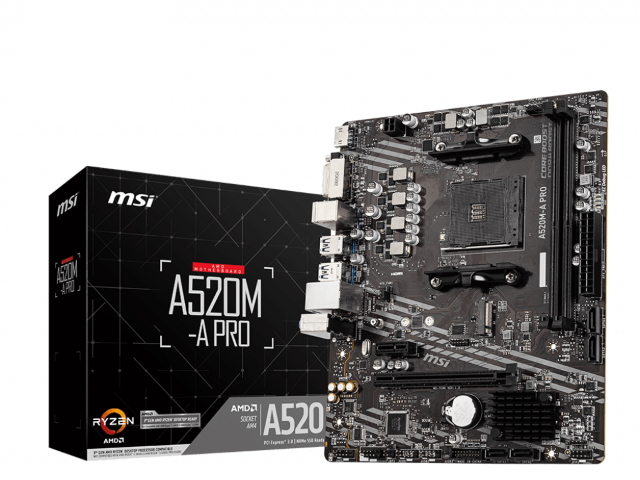 ASRock A520M-HDV AMD 500シリーズ Socket AM4対応 AMD A520チップ