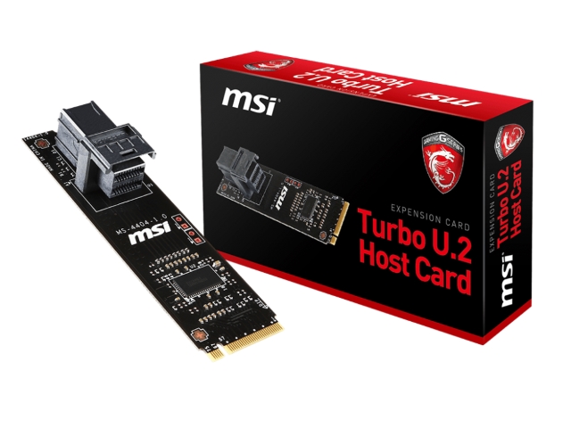 Msi Turbo U 2 Host Card Msi製マザーボード専用オプション 製品詳細 パソコンshopアーク Ark