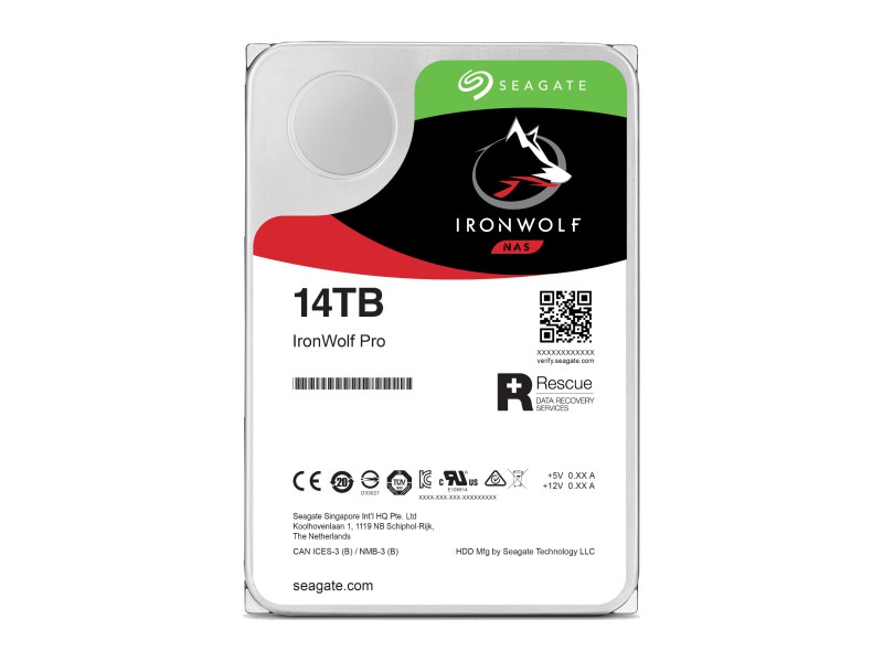 Seagate ST14000NE0008 IronWolf Pro 14TB 3.5インチ SATA 7200rpm RVセンサー搭載  MTBF120万時間 - 製品詳細 | パソコンSHOPアーク（ark）
