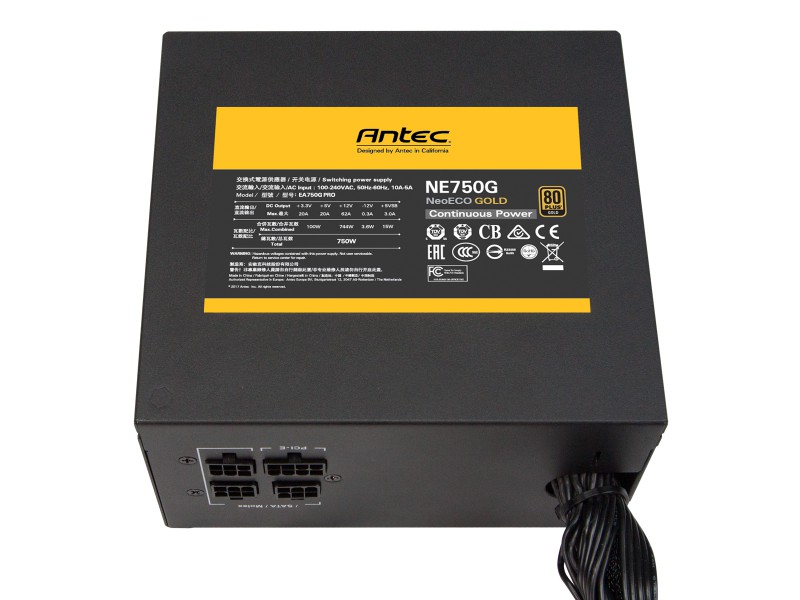 Antec NE750 GOLD NeoECO GOLD - 製品詳細 | パソコンSHOPアーク（ark）