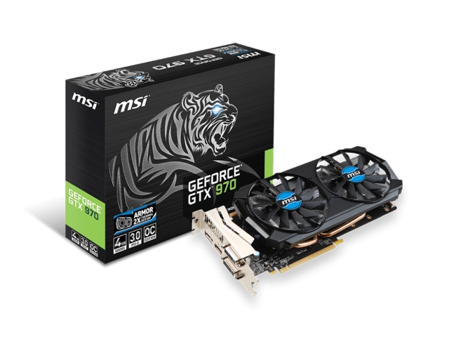 Msi Gtx 970 4gd5t Oc Geforce Gtx 970 4gb 256 Bit Gddr5 Pci Express対応ビデオカード 製品詳細 パソコンshopアーク Ark