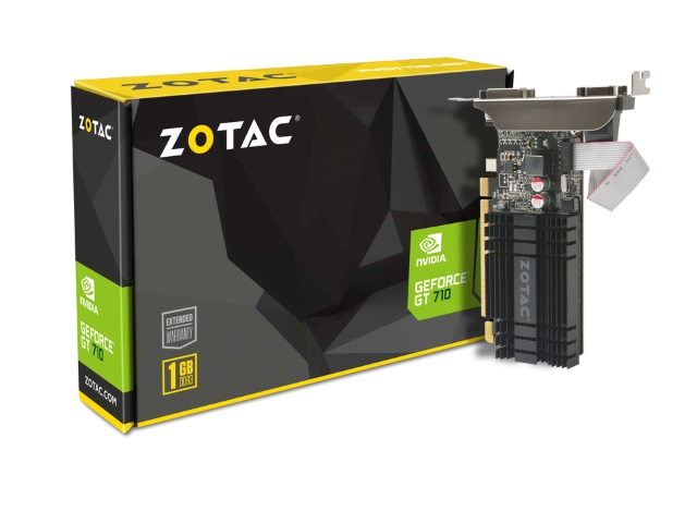 ZOTAC ZT-71301-20L (ZOTAC GeForce GT 710 1GB DDR3 LP) GeForce GT 