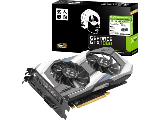 正規品! 玄人志向 GeForce GTX 1060 6GB sushitai.com.mx