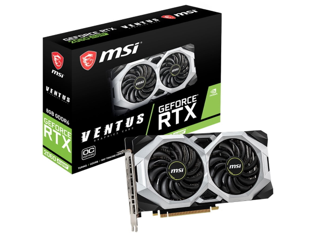 MSI GeForce RTX 2060 SUPER VENTUS OC VENTUS GEFORCE RTX 2060 SUPER 8GB ...