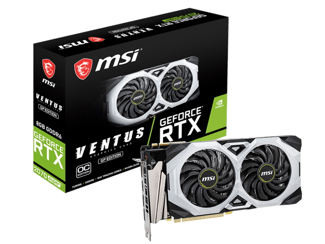 商品レビュー詳細 | MSI GeForce RTX 2070 SUPER VENTUS GP OC VENTUS