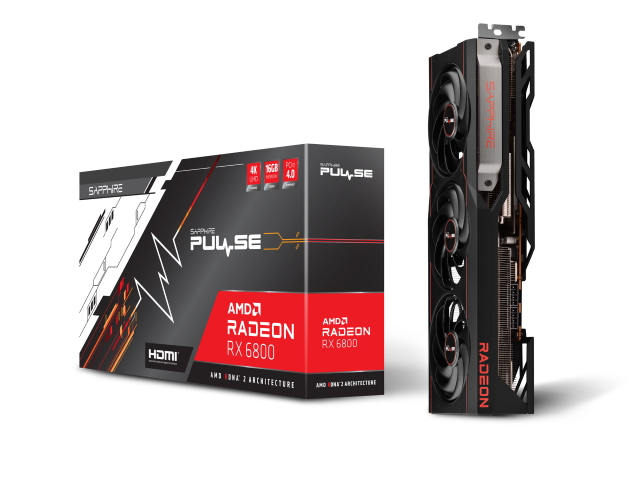PULSE AMD Radeon RX 6800 GAMING GRAPHICS CARD WITH 16GB GDDR6