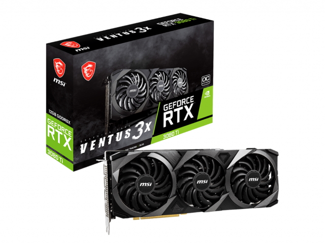 Msi Geforce Rtx 3080 Ti Ventus 3x 12g Oc Ventus Geforce Rtx 3080 Ti 12gb 384 Bit Gddr6x Pci Express対応ビデオカード 製品詳細 パソコンshopアーク Ark