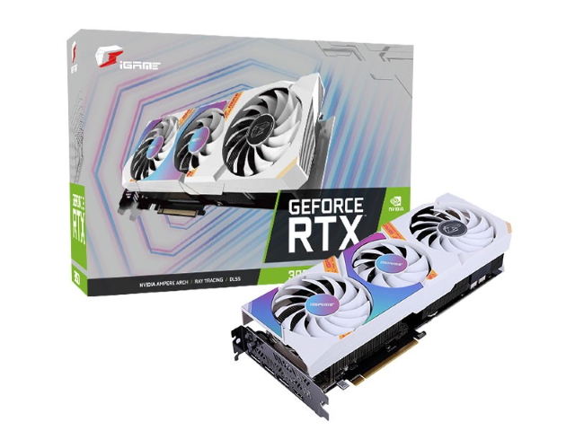 ゲーミングPC（白）iGame RTX3050 ultra W OC