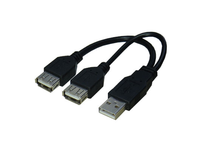 変換名人 USBA/2 USB A(オス)-USB A(メス)分岐ケーブル - 製品詳細 | パソコンSHOPアーク（ark）