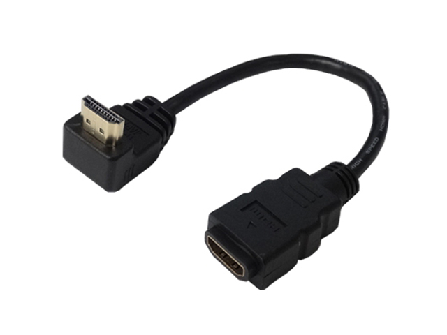 変換名人 HDMI-CA20UL HDMI L型ケーブル メス-オス 上L 20cm - 製品詳細 | パソコンSHOPアーク（ark）