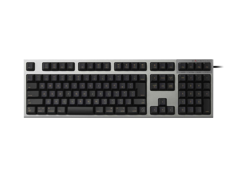 東プレ Realforce For Mac 日本語114配列 シルバー 黒 変荷重 レーザー印刷 R2 製品詳細 パソコン Shopアーク Ark