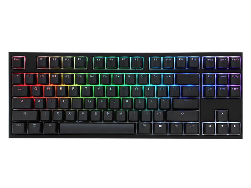 DUCKY CHANNEL One 2 RGB TKL 80% version Cherry RGB シルバー軸 One 