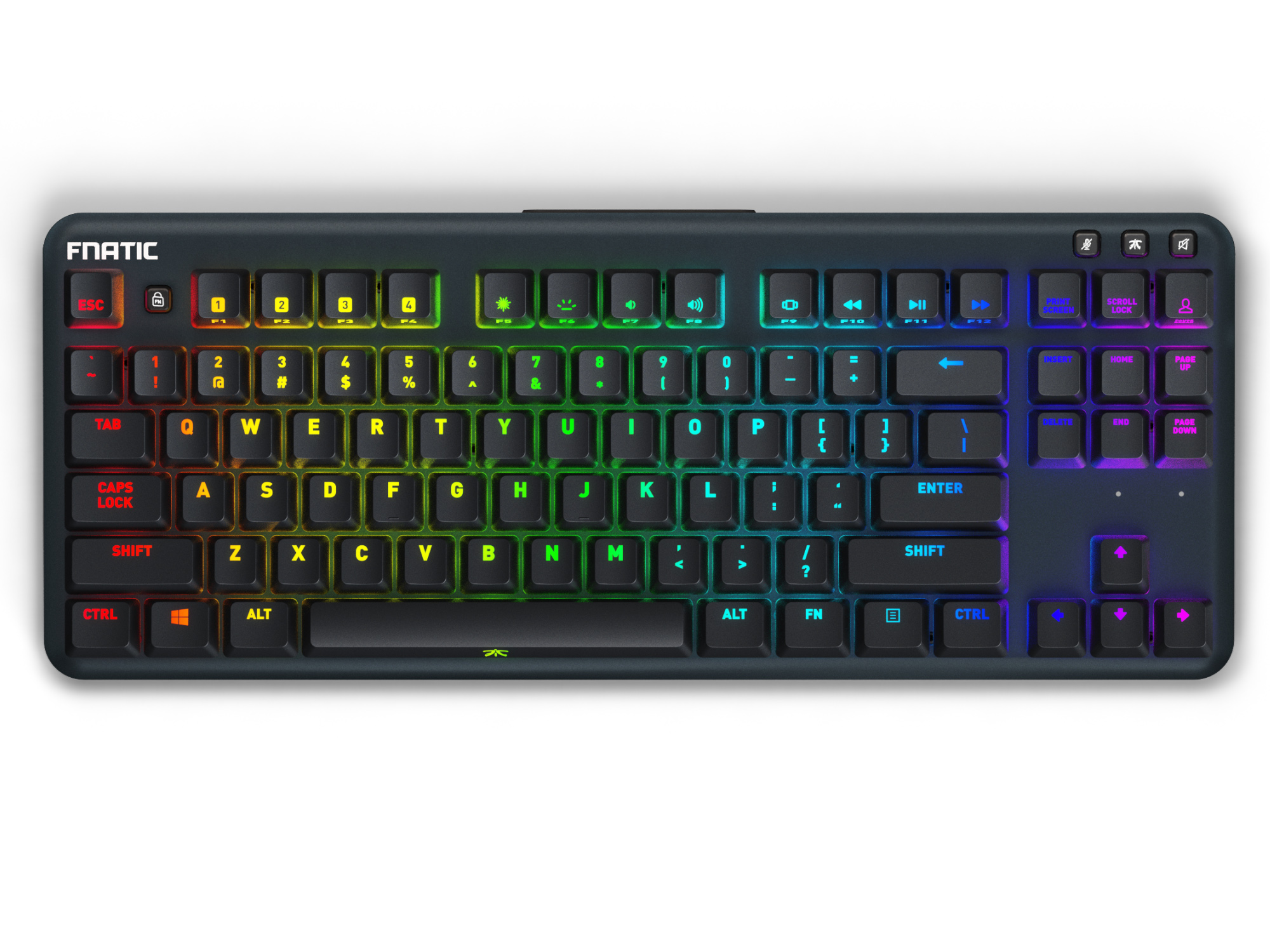 Fnatic Gear Ministreak Silent Us Ministreak 快適性と携帯性を両立するテンキーレス英語配列のゲーミングキーボード 製品詳細 パソコンshopアーク Ark