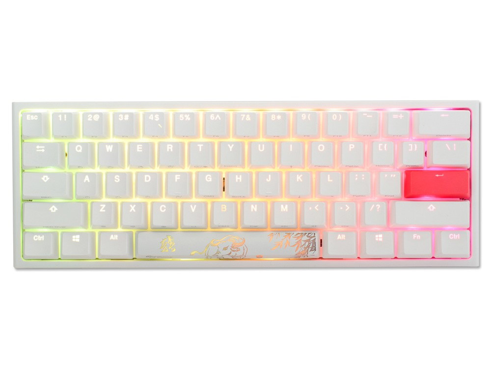 22 Ducky ゲーミングキーボード One 2 Sf Rgb Cherry Speed 銀軸 英語配列 ピュア ホワイト Dk One2 Rgb Sf Pw Silver Usb 有線 Fucoa Cl