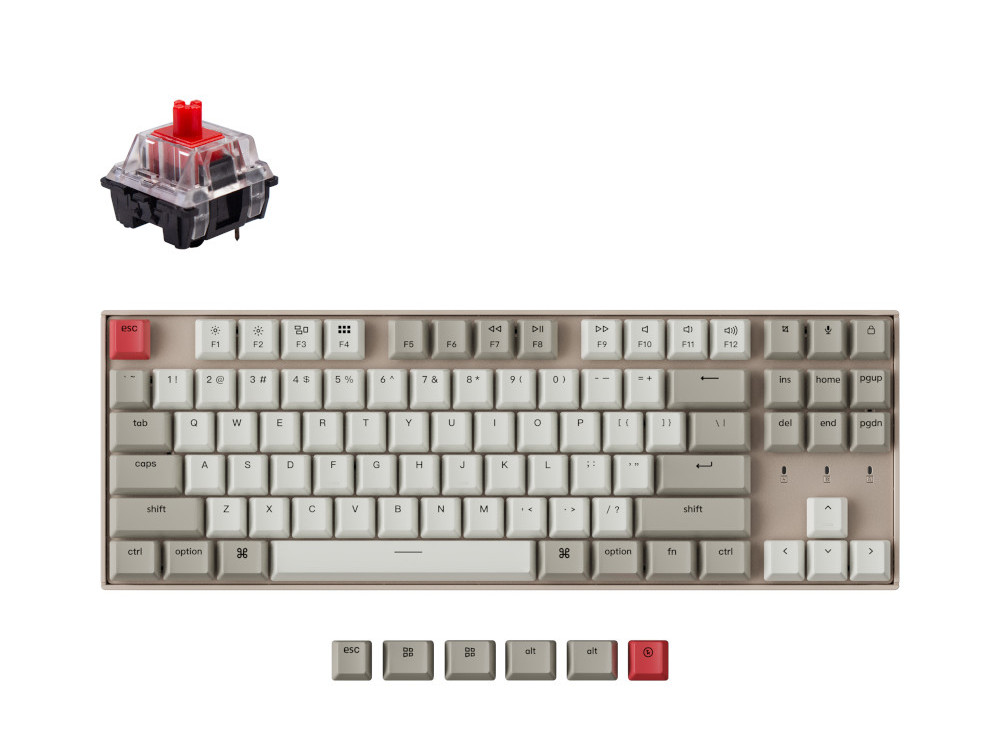 Keychron Keychron K8 ノンバックライト・ワイヤレス・メカニカル 