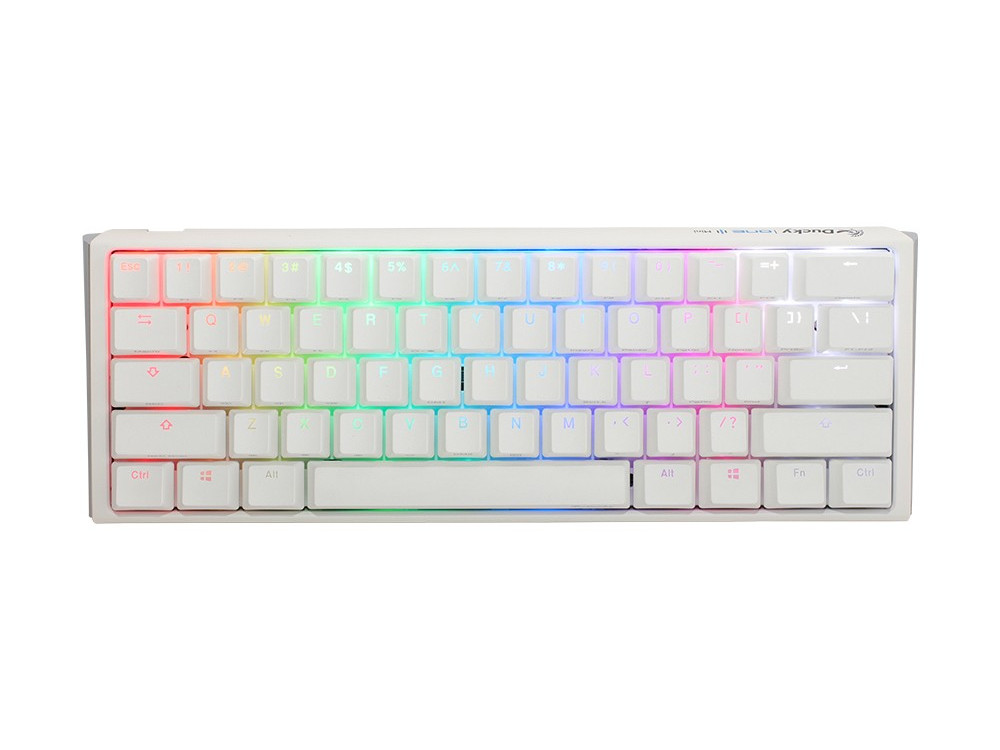 DUCKY CHANNEL One 3 Mini 60% keyboard Classic Pure White Cherry