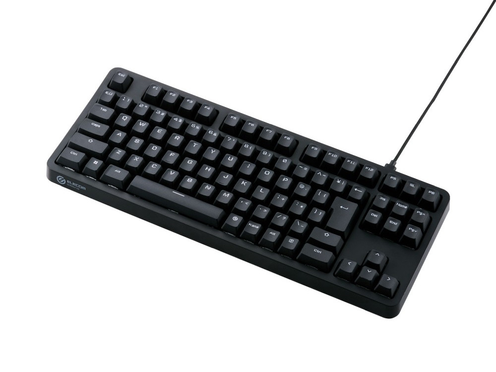 エレコム V custom GAMING KEYBOARD VK210 テンキーレス 青軸 クリッキー VK210 製品詳細  パソコンSHOPアーク（ark）