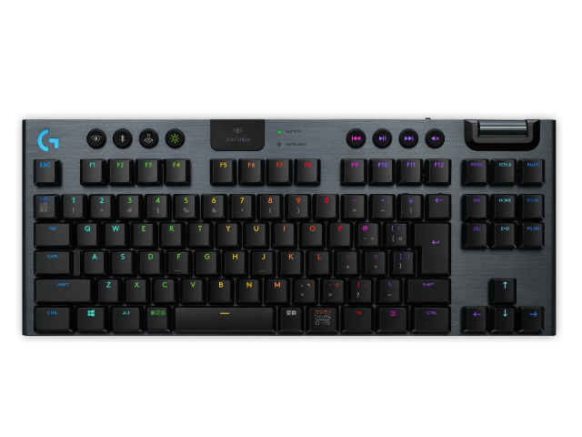 Logicool G913 TKL LIGHTSPEED Wireless RGB Mechanical Gaming Keyboard-Clicky