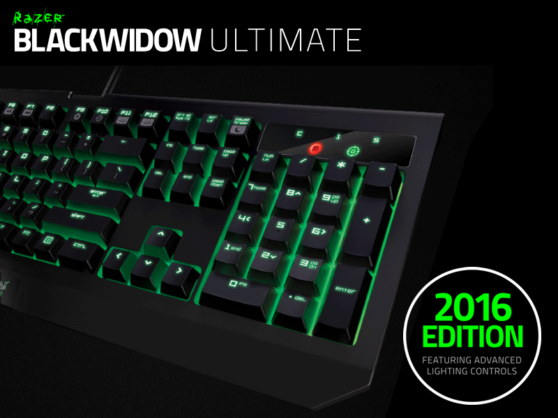 Razer定番ゲーミングキーボード「Blackwidow Ultimate」シリーズに2016 ...