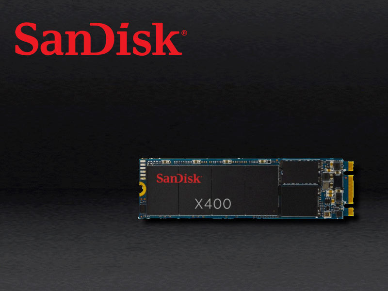 sandisk SSD 1tb x400 m.2 使用小  2280