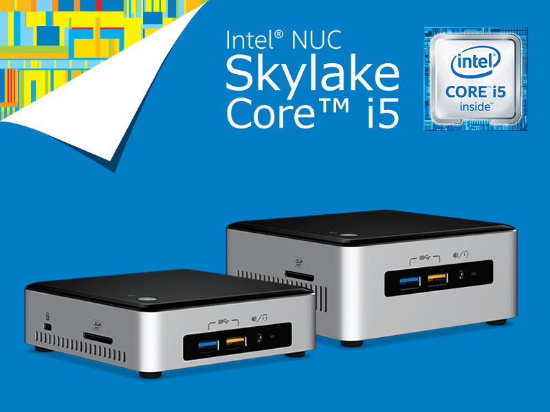 INTEL NUC6i5SYK メモリ8GB+M.2 SSD256GBセット