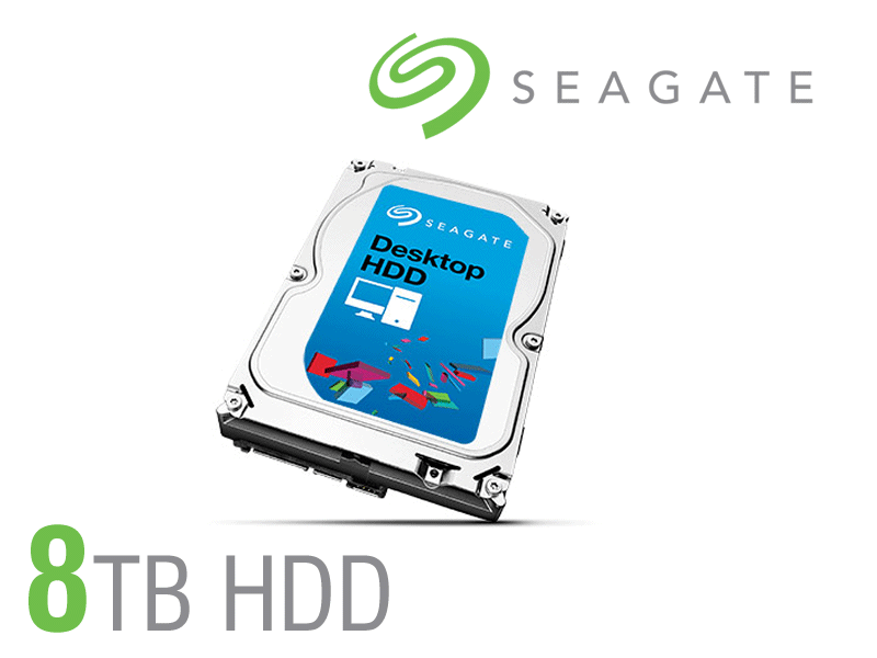 Seagate 3.5インチHDD 8TBモデルに定番の「Desktop HDD」シリーズも