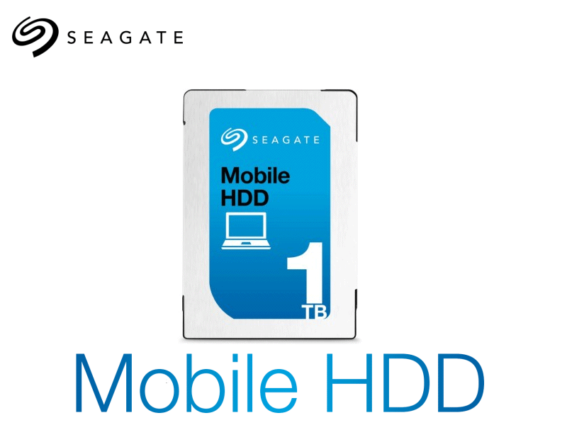 1プラッタで1TBを実現した薄型7mm厚の2.5インチ HDD「Seagate