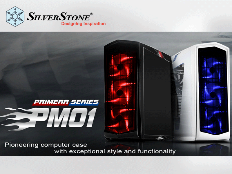 水冷とケース内照明を強化したATXケース、SilverStone Primera