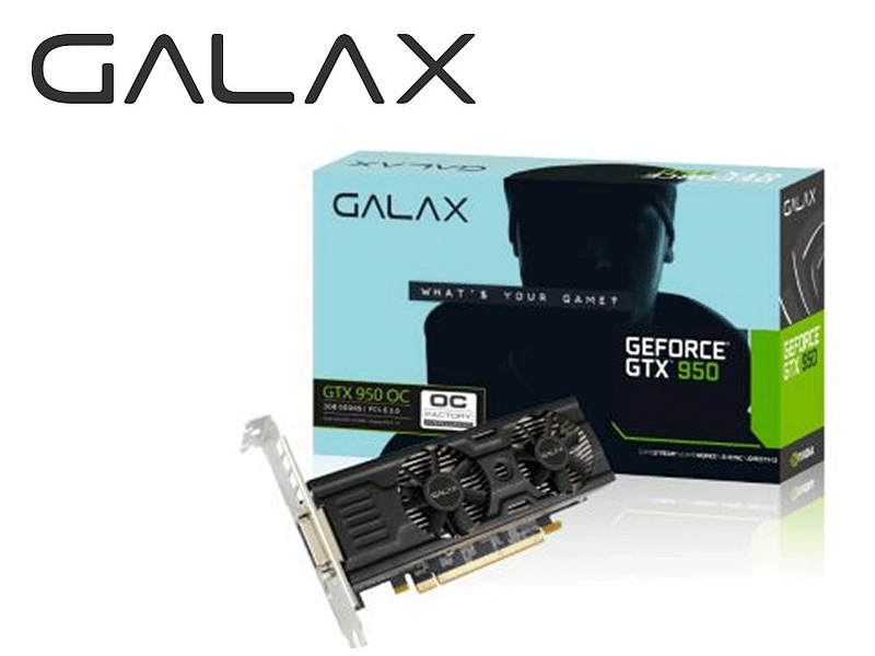 GALAX GTX950 OCモデル  動作確認品済 本体のみ