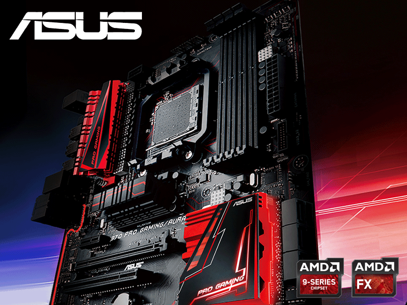 ASUSからRGB LEDイルミネーション機能を搭載したAMD Socket AM3+