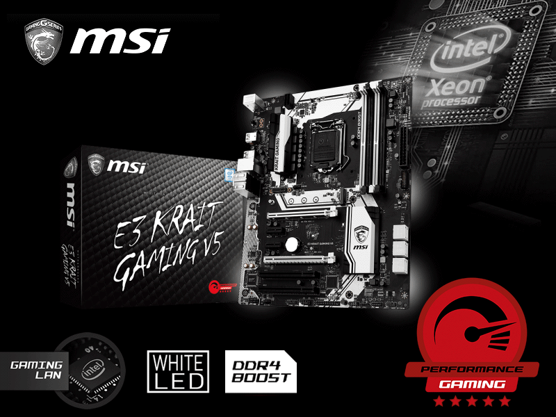 Xeonでゲーミング、C232チップセット搭載ATXマザーボード「E3 KRAIT