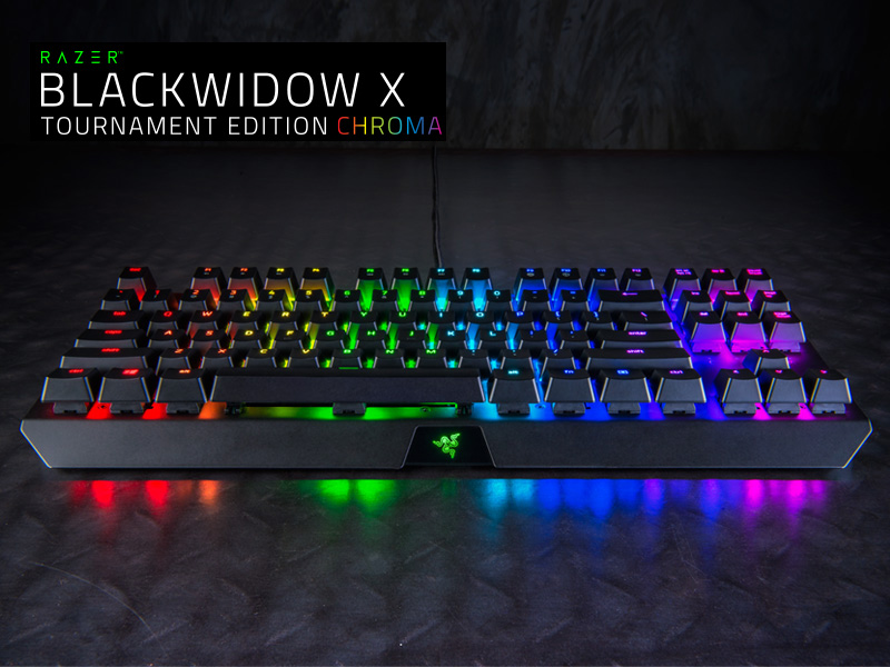 Razerから、テンキーレス仕様の「BlackWidow X Tournament