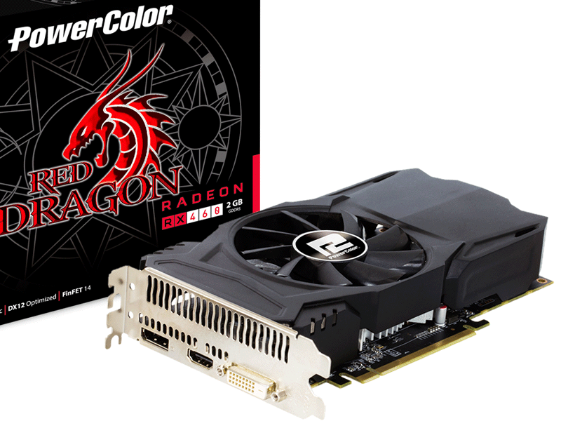 セミファンレスでOC仕様のオリジナルファンを搭載したRADEON RX460
