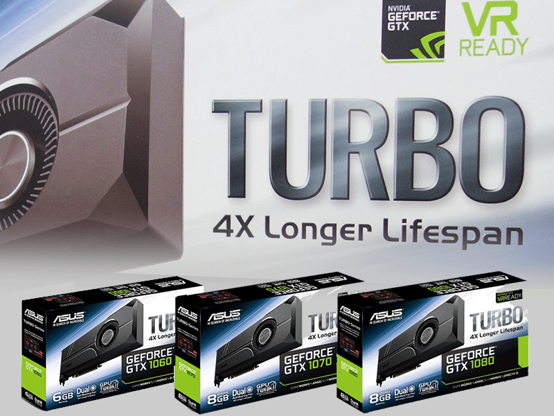 ASUSから外排気仕様のブロアータイプクーラー採用GEFORCE GTX