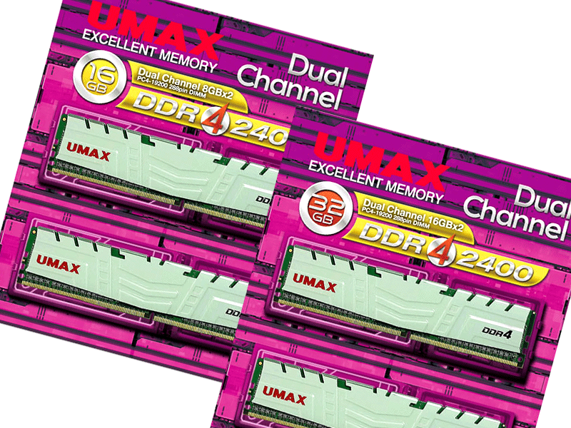 Amazon | UMAX Technologies デスクトップ用DDR4 Long-DIMM 16GB