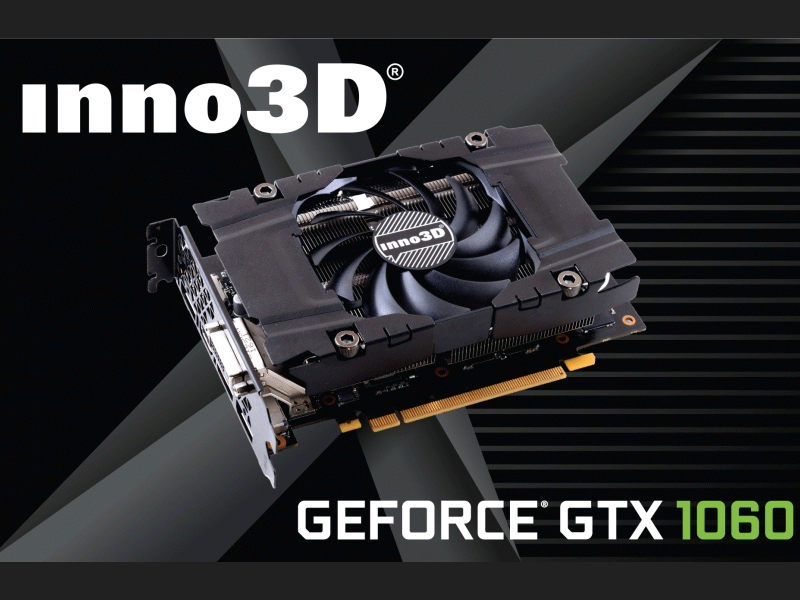 INNO3D GeForceGTX1060　6GB、HDMI、DP対応